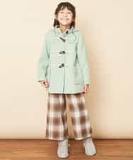 KJUAM02059 a.v.v KIDS(アー・ヴェ・ヴェ) [100-130]【洗濯機で洗える】ダッフルコート[WEB限定サイズ] ネイビー