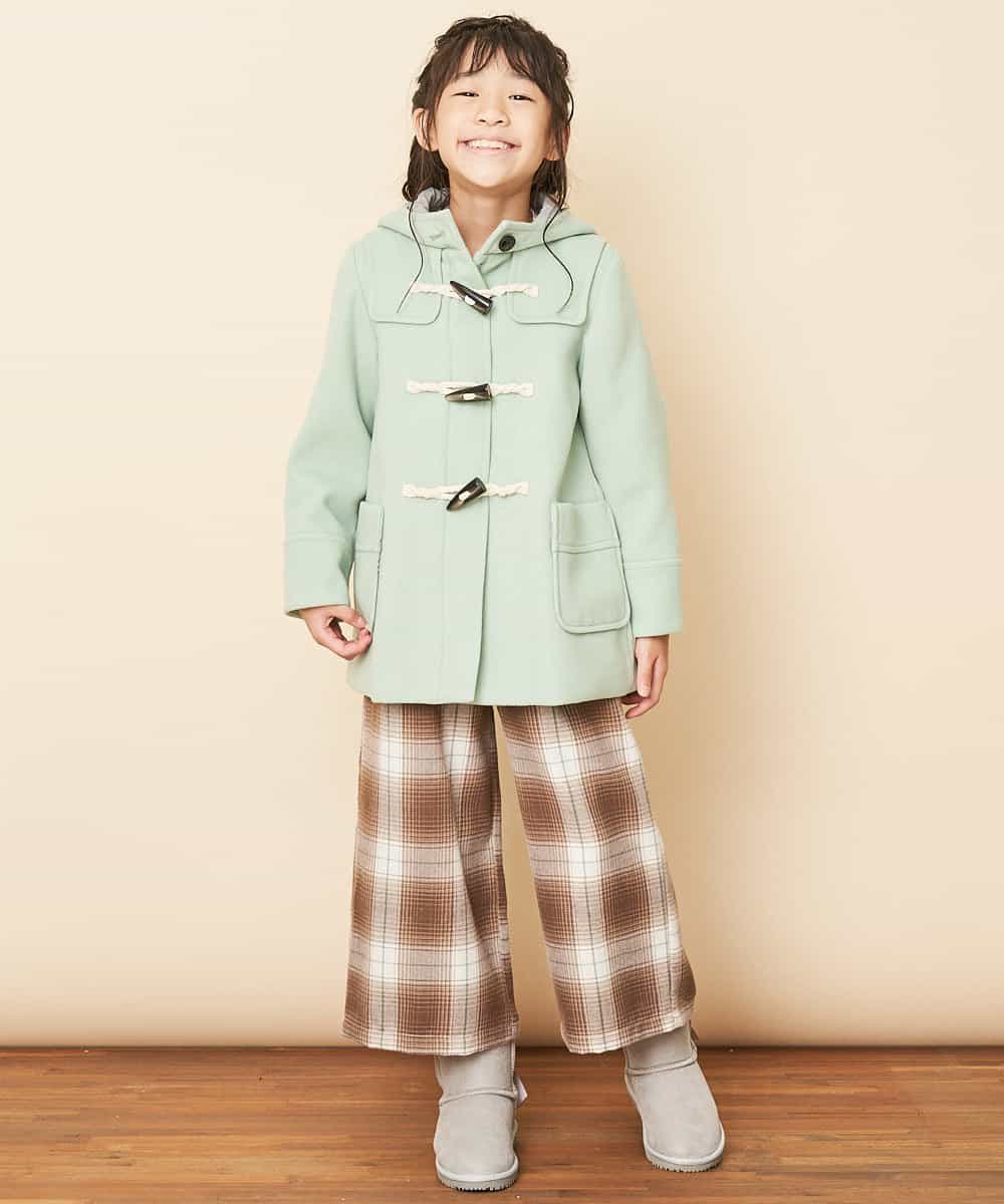 KJUAM02059 a.v.v KIDS(アー・ヴェ・ヴェ) [100-130]【洗濯機で洗える】ダッフルコート[WEB限定サイズ] ネイビー