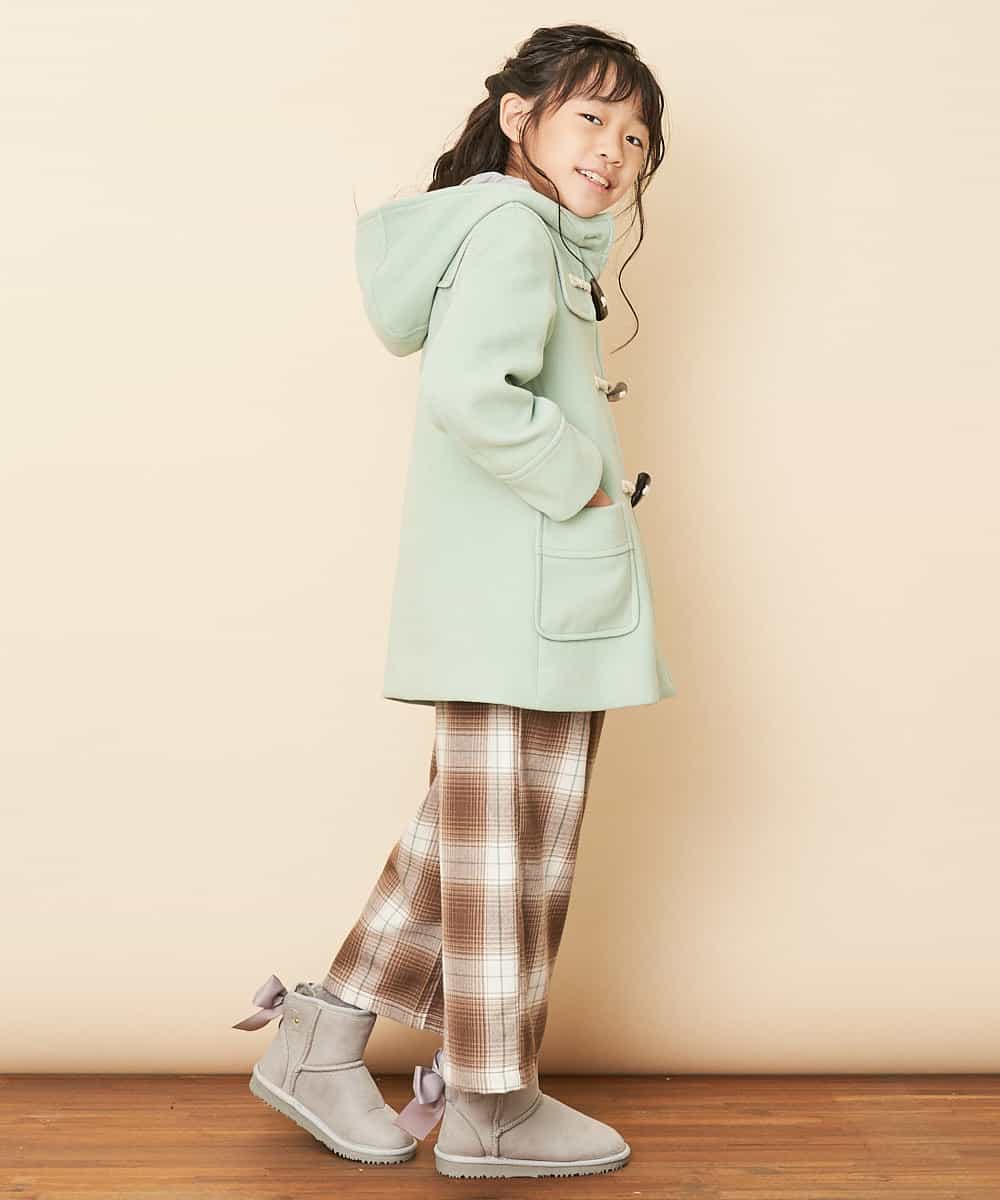 KJUAM02059 a.v.v KIDS(アー・ヴェ・ヴェ) [100-130]【洗濯機で洗える】ダッフルコート[WEB限定サイズ] ネイビー