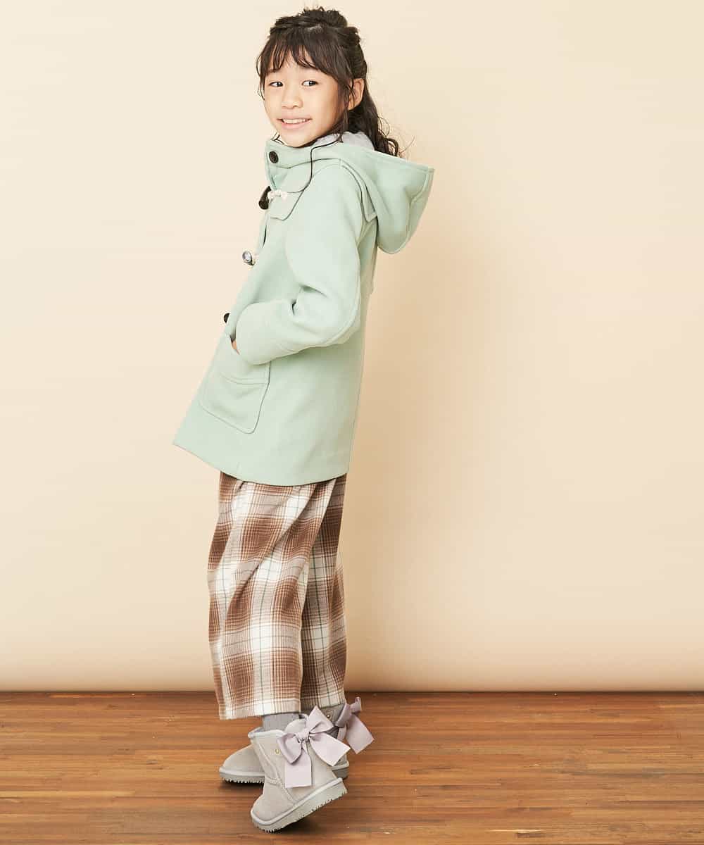 KJUAM02059 a.v.v KIDS(アー・ヴェ・ヴェ) [100-130]【洗濯機で洗える】ダッフルコート[WEB限定サイズ] ネイビー