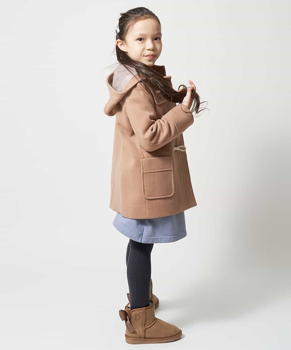 KJUAM02059 a.v.v KIDS(アー・ヴェ・ヴェ) [100-130]【洗濯機で洗える】ダッフルコート[WEB限定サイズ] ネイビー