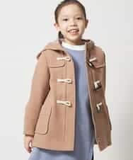 KJUAM02059 a.v.v KIDS(アー・ヴェ・ヴェ) [100-130]【洗濯機で洗える】ダッフルコート[WEB限定サイズ] ベージュ