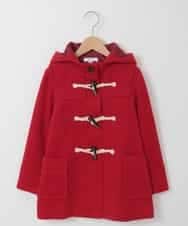 KJUAM02059 a.v.v KIDS(アー・ヴェ・ヴェ) [100-130]【洗濯機で洗える】ダッフルコート[WEB限定サイズ] レッド