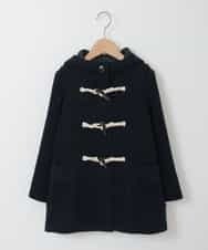 KJUAM02059 a.v.v KIDS(アー・ヴェ・ヴェ) [100-130]【洗濯機で洗える】ダッフルコート[WEB限定サイズ] ネイビー