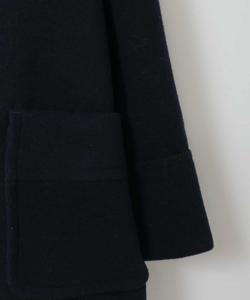 KJUAM02059 a.v.v KIDS(アー・ヴェ・ヴェ) [100-130]【洗濯機で洗える】ダッフルコート[WEB限定サイズ] ネイビー