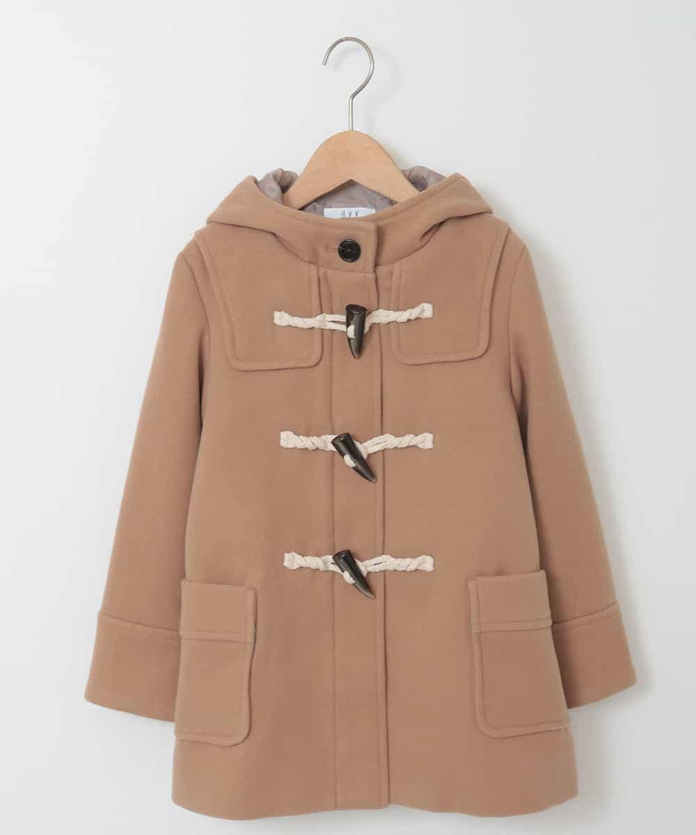 KJUAM02059 a.v.v KIDS(アー・ヴェ・ヴェ) [100-130]【洗濯機で洗える】ダッフルコート[WEB限定サイズ] ベージュ