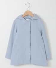 KJUAM03059 a.v.v KIDS(アー・ヴェ・ヴェ) [100-130]【洗濯機で洗える】2ｗａｙＡラインショートコート[WEB限定サイズ] ライトブルー