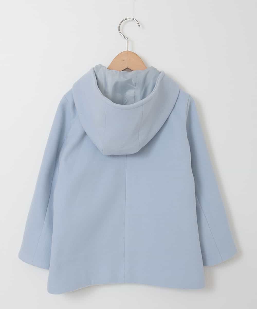 KJUAM03059 a.v.v KIDS(アー・ヴェ・ヴェ) [100-130]【洗濯機で洗える】2ｗａｙＡラインショートコート[WEB限定サイズ] ライトブルー