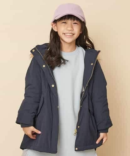 KJUAM04059 a.v.v KIDS [100-130]【洗濯機で洗える】裏ボアロングモッズコート[WEB限定サイズ]