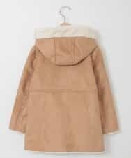 KJUAM06054 a.v.v KIDS(アー・ヴェ・ヴェ) [100-130]【洗濯機で洗える】フェイクムートンコート[WEB限定サイズ] ベージュ
