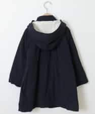 KJUAP04059 a.v.v KIDS(アー・ヴェ・ヴェ) [100-130]【洗濯機で洗える】裏ボアロングモッズコート ネイビー