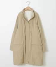 KJUAR04074 a.v.v KIDS(アー・ヴェ・ヴェ) [160]【洗濯機で洗える】裏ボアロングモッズコート ベージュ
