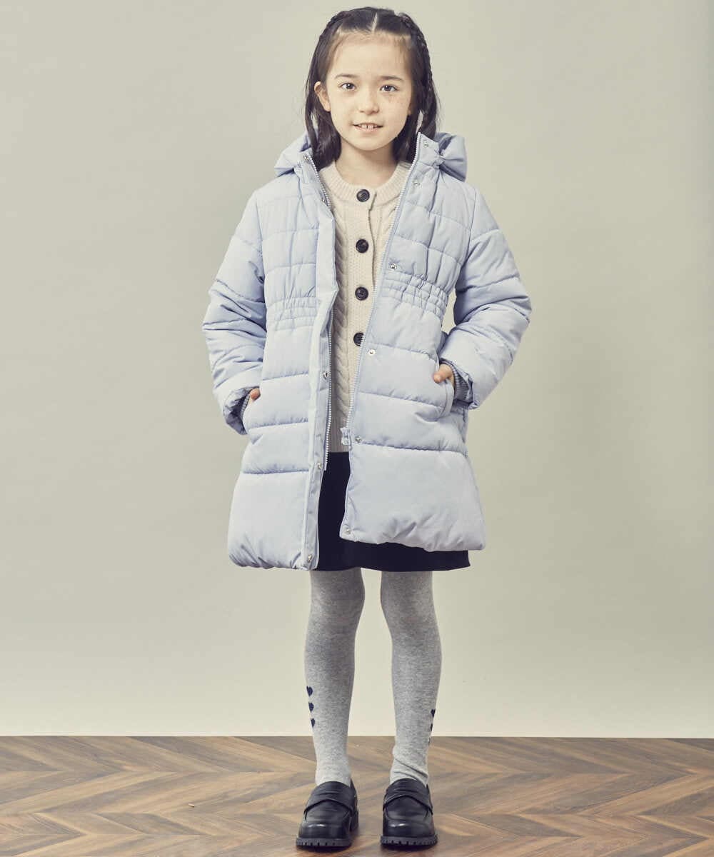 160]【2WAY】フィット＆フレア中綿ロングコート(ダウンジャケット・コート) | a.v.v KIDS(アー・ヴェ・ヴェ)｜イトキンオンラインストア