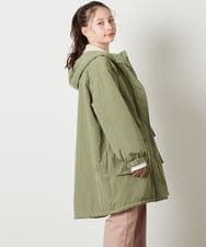 KJUAV05069 a.v.v KIDS(アー・ヴェ・ヴェ) [100-130]裏ボアモッズコート カーキ