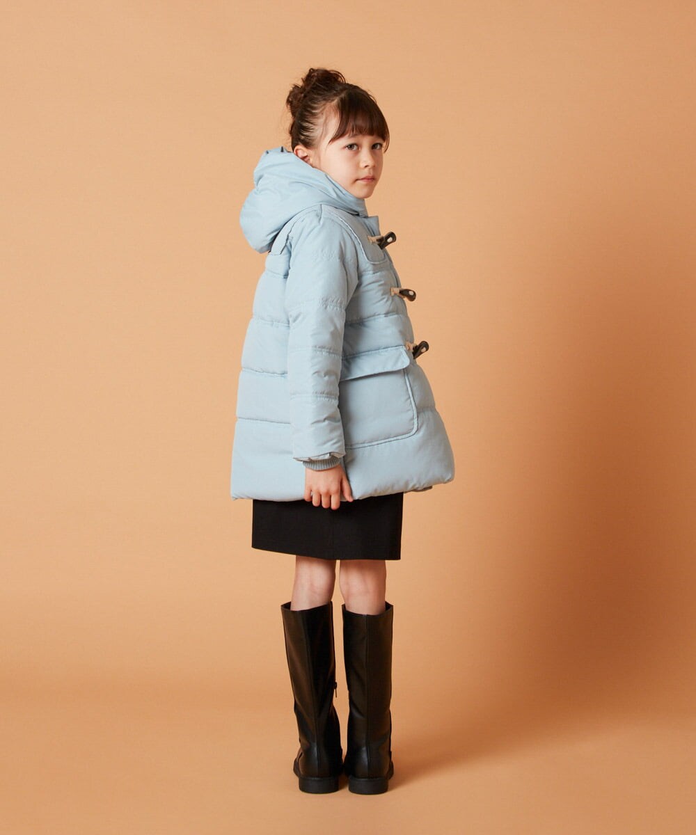KJUAW03079 a.v.v KIDS(アー・ヴェ・ヴェ) [140-150]中綿ダッフルコート ブラック