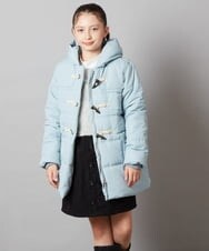 KJUAW03079 a.v.v KIDS(アー・ヴェ・ヴェ) [140-150]中綿ダッフルコート ブラック