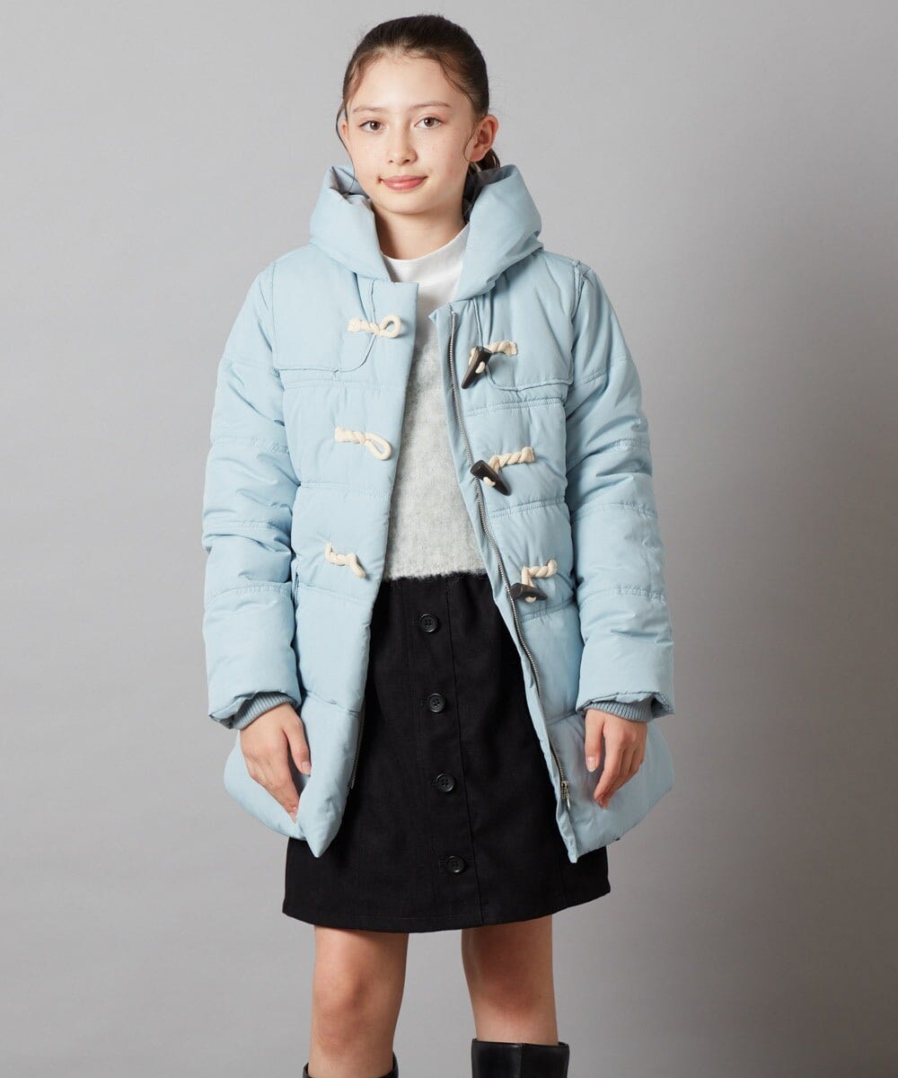 KJUAW03079 a.v.v KIDS(アー・ヴェ・ヴェ) [140-150]中綿ダッフルコート ブラック