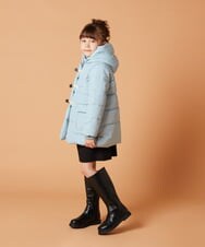 KJUAW03079 a.v.v KIDS(アー・ヴェ・ヴェ) [140-150]中綿ダッフルコート ブラック