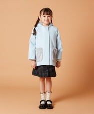 KJUAW04079 a.v.v KIDS(アー・ヴェ・ヴェ) [140-150]【2WAY】ファーポケットAラインコート ベージュ