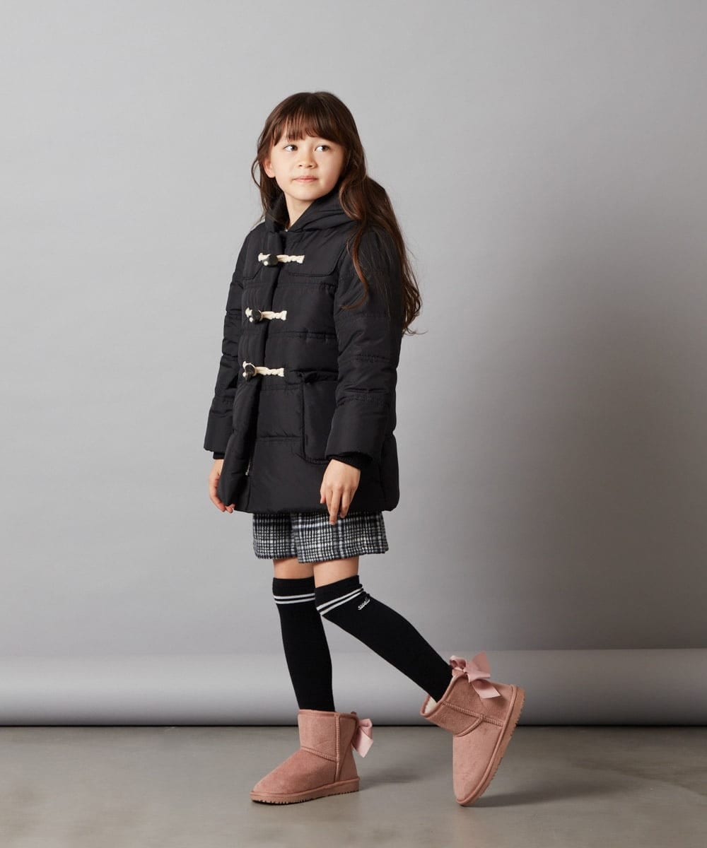 KJUAX03084 a.v.v KIDS(アー・ヴェ・ヴェ) [160]中綿ダッフルコート ライトブルー