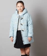 KJUAX03084 a.v.v KIDS(アー・ヴェ・ヴェ) [160]中綿ダッフルコート ライトブルー