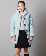 KJUAX03084 a.v.v KIDS(アー・ヴェ・ヴェ) [160]中綿ダッフルコート ライトブルー