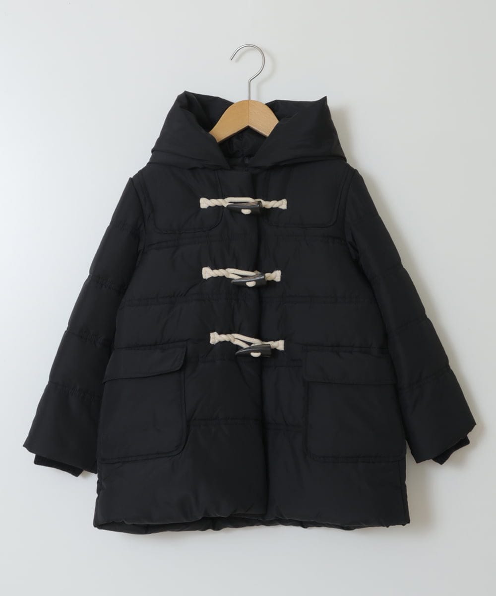 KJUAX03084 a.v.v KIDS(アー・ヴェ・ヴェ) [160]中綿ダッフルコート ブラック