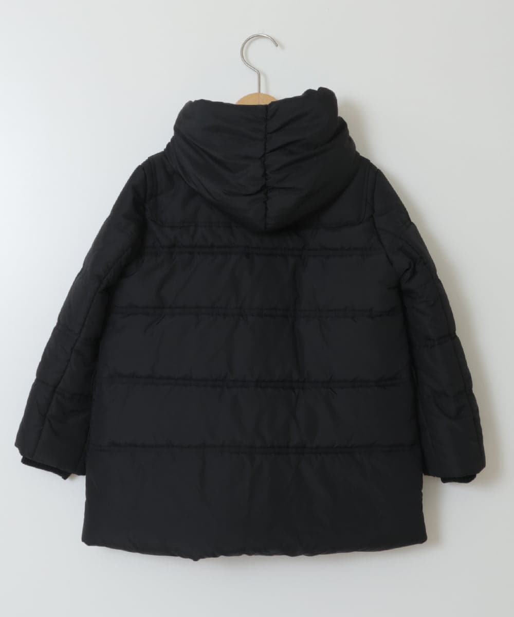 KJUAX03084 a.v.v KIDS(アー・ヴェ・ヴェ) [160]中綿ダッフルコート ブラック