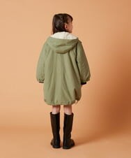 KJUAX05084 a.v.v KIDS(アー・ヴェ・ヴェ) [160]裏ボアモッズコート カーキ
