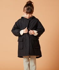 KJUAX05084 a.v.v KIDS(アー・ヴェ・ヴェ) [160]裏ボアモッズコート カーキ