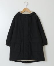 KJUAX05084 a.v.v KIDS(アー・ヴェ・ヴェ) [160]裏ボアモッズコート ブラック