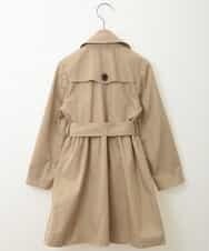 KJUDJ01069 a.v.v KIDS(アー・ヴェ・ヴェ) [100-130]【セレモニースタイル】ウエストリボントレンチコート[WEB限定サイズ] ベージュ