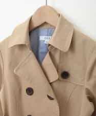 KJUDJ01069 a.v.v KIDS(アー・ヴェ・ヴェ) [100-130]【セレモニースタイル】ウエストリボントレンチコート[WEB限定サイズ] ベージュ