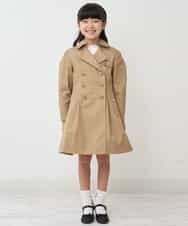 KJUDP10069 a.v.v KIDS(アー・ヴェ・ヴェ) [120-130]トレンチコート ベージュ