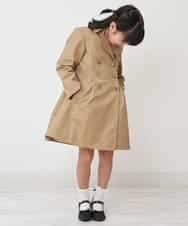 KJUDP10069 a.v.v KIDS(アー・ヴェ・ヴェ) [120-130]トレンチコート ベージュ