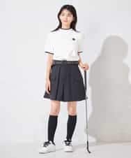 KKLTD11119 a.v.v(アー・ヴェ・ヴェ) レディースゴルフウエア/カーゴキュロットパンツ(ベルト2点SET) グレージュ