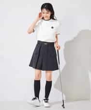 KKLTD11119 a.v.v(アー・ヴェ・ヴェ) レディースゴルフウエア/カーゴキュロットパンツ(ベルト2点SET) グレージュ