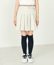 KKLTD12119 a.v.v(アー・ヴェ・ヴェ) レディースゴルフウエア/プリーツキュロット グレージュ