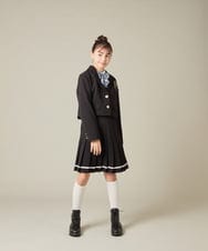 KQHBD02059 a.v.v KIDS(アー・ヴェ・ヴェ) [150-160]【卒服】ラインプリーツスカート ベージュ