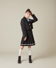 KQHBD02059 a.v.v KIDS(アー・ヴェ・ヴェ) [150-160]【卒服】ラインプリーツスカート ベージュ