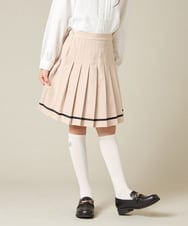 KQHBD02059 a.v.v KIDS(アー・ヴェ・ヴェ) [150-160]【卒服】ラインプリーツスカート ベージュ