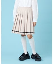 KQHBG02059 a.v.v KIDS(アー・ヴェ・ヴェ) [150-160]卒服裾ラインプリーツスカート ベージュ