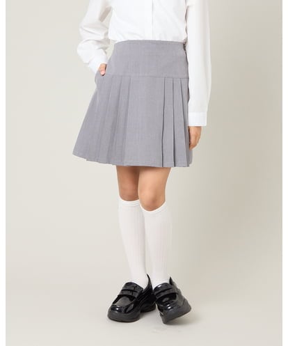 KQHBG03059 a.v.v KIDS [150-160]卒服フロントプリーツ台形スカート