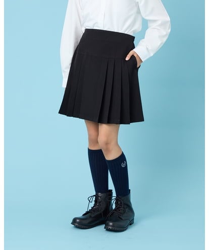 KQHBG03059 a.v.v KIDS [150-160]卒服フロントプリーツ台形スカート