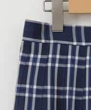 KQHTA01054 a.v.v KIDS(アー・ヴェ・ヴェ) [140-160]【卒服】チェックプリーツスカート ネイビー