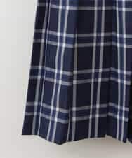 KQHTA01054 a.v.v KIDS(アー・ヴェ・ヴェ) [140-160]【卒服】チェックプリーツスカート ネイビー