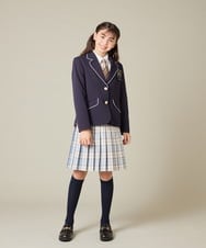 KQJBD01099 a.v.v KIDS(アー・ヴェ・ヴェ) [150-160]【卒服】【エンブレム付き】パイピングテーラードジャケット ネイビー