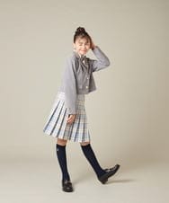 KQJBD02099 a.v.v KIDS(アー・ヴェ・ヴェ) [150-160]【卒服】【エンブレム付き】ショートテーラードジャケット グレー