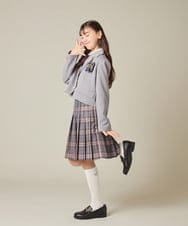 KQJBD02099 a.v.v KIDS(アー・ヴェ・ヴェ) [150-160]【卒服】【エンブレム付き】ショートテーラードジャケット グレー