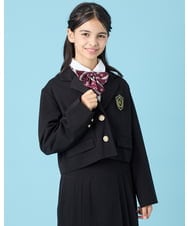 KQJBG03099 a.v.v KIDS(アー・ヴェ・ヴェ) [150-160]卒服ショートテーラードジャケット ブラック